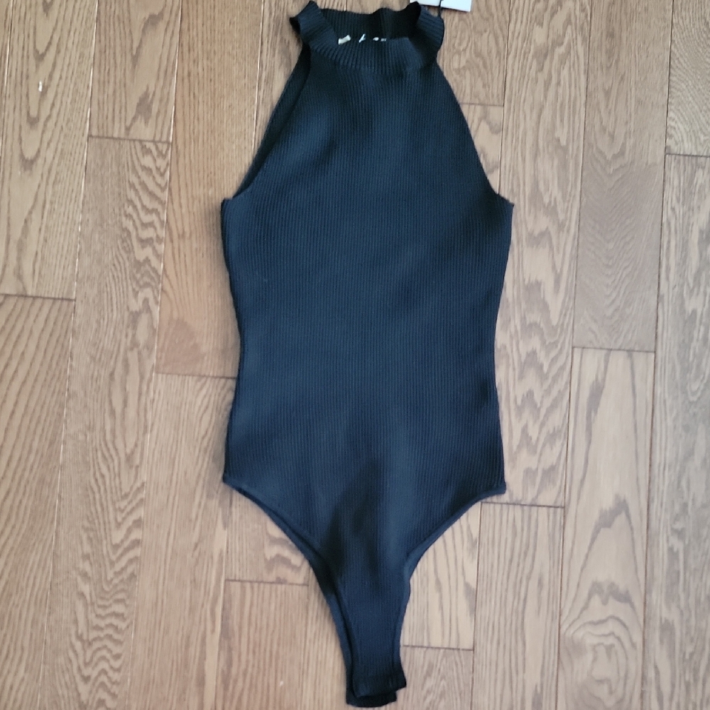 Happily Grey NWT Sleeveless High Neck Bodysuit